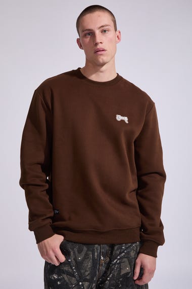 Crate Simple Script Crew Sweatshirt