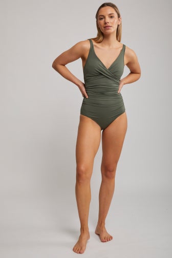 Eco Essentials Cross Front Multifit One Piece Swimsuit