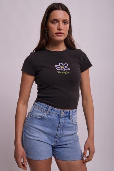 Daisy Staple Rib T Shirt