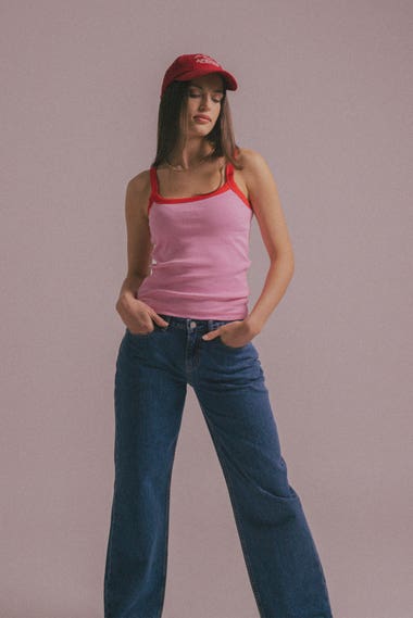 Dazie Scoop Tank Top