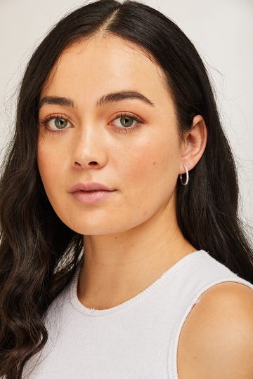 Diamante Hoop Earrings