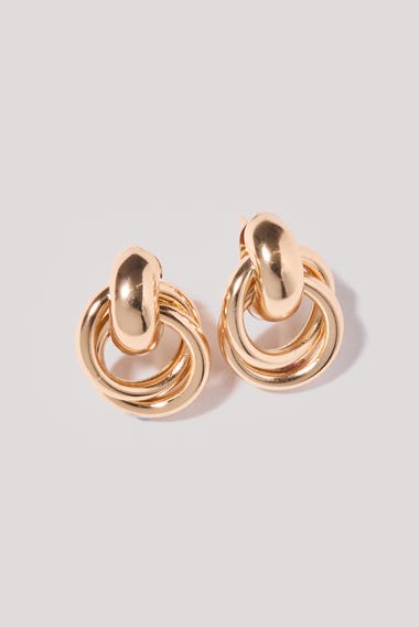 Double Drop Hoop Earrings