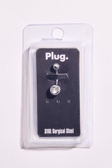 Double Jewel Belly Ring