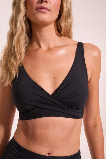 Eco Essentials Cross Front G Cup Bra Bikini Top