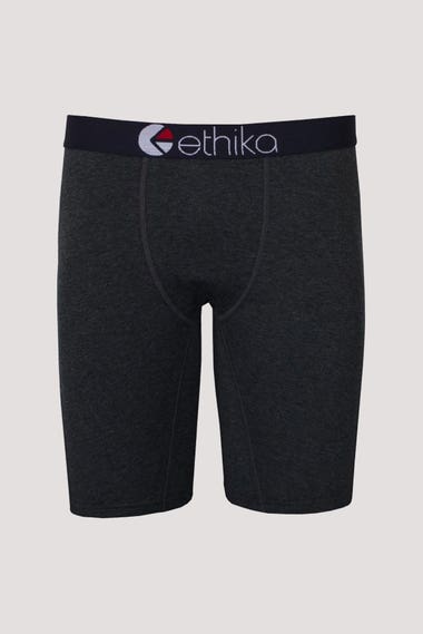 Heather Black Staple Solid Underwear
