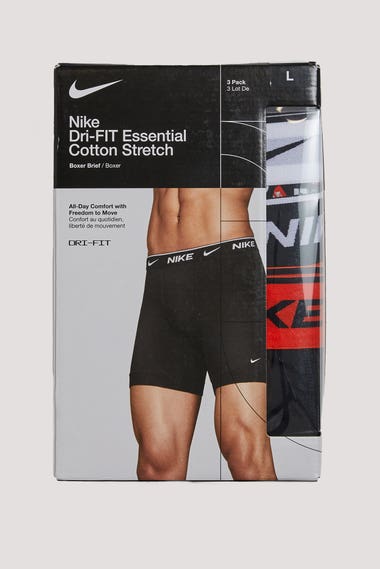 Everyday Cotton Stretch Boxer Briefs 3 Pack