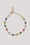 Gold Evil Eye Anklet