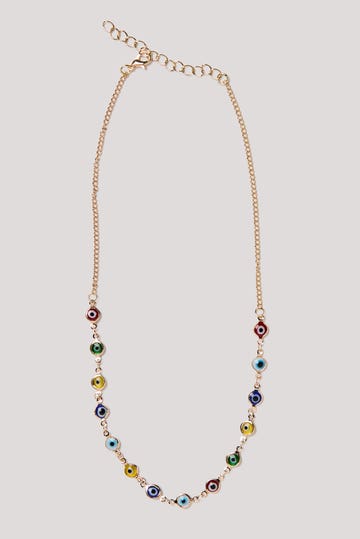 Gold Evil Eye Necklace