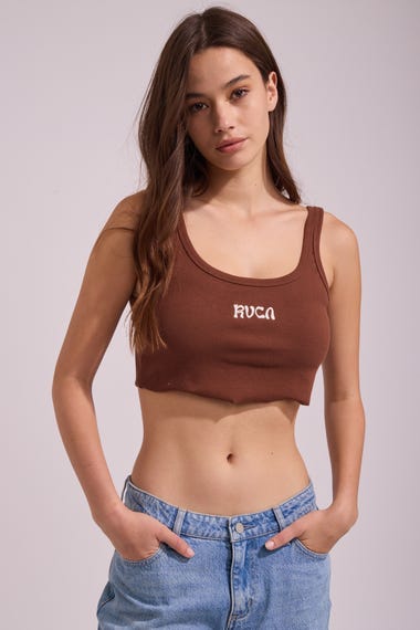 Exotica Scooped Tank Top