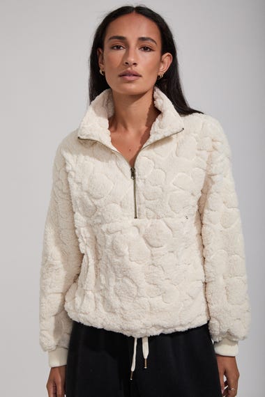 Fireside Cozy Half Zip Sweatshirt