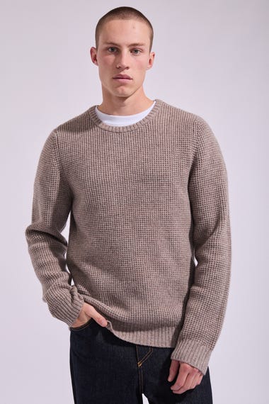 Fistral Waffle Knit Crew Sweatshirt