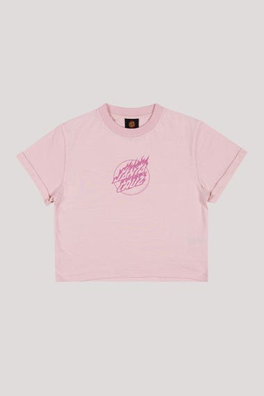 Youth Flame Dot Mono Front T Shirt