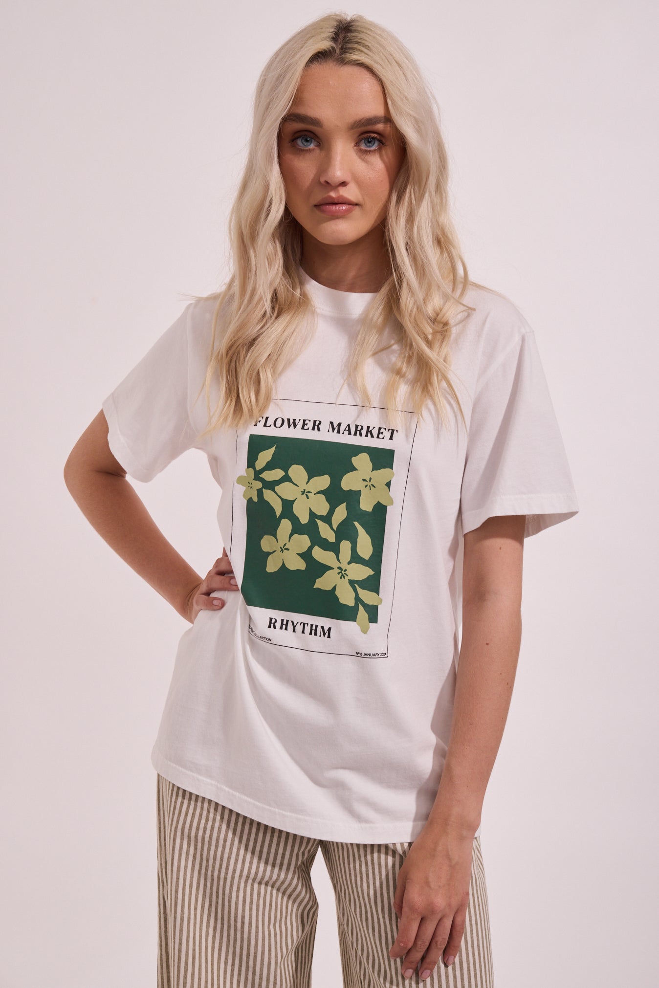 Flower Market Boyfriend T Shirt North Beach