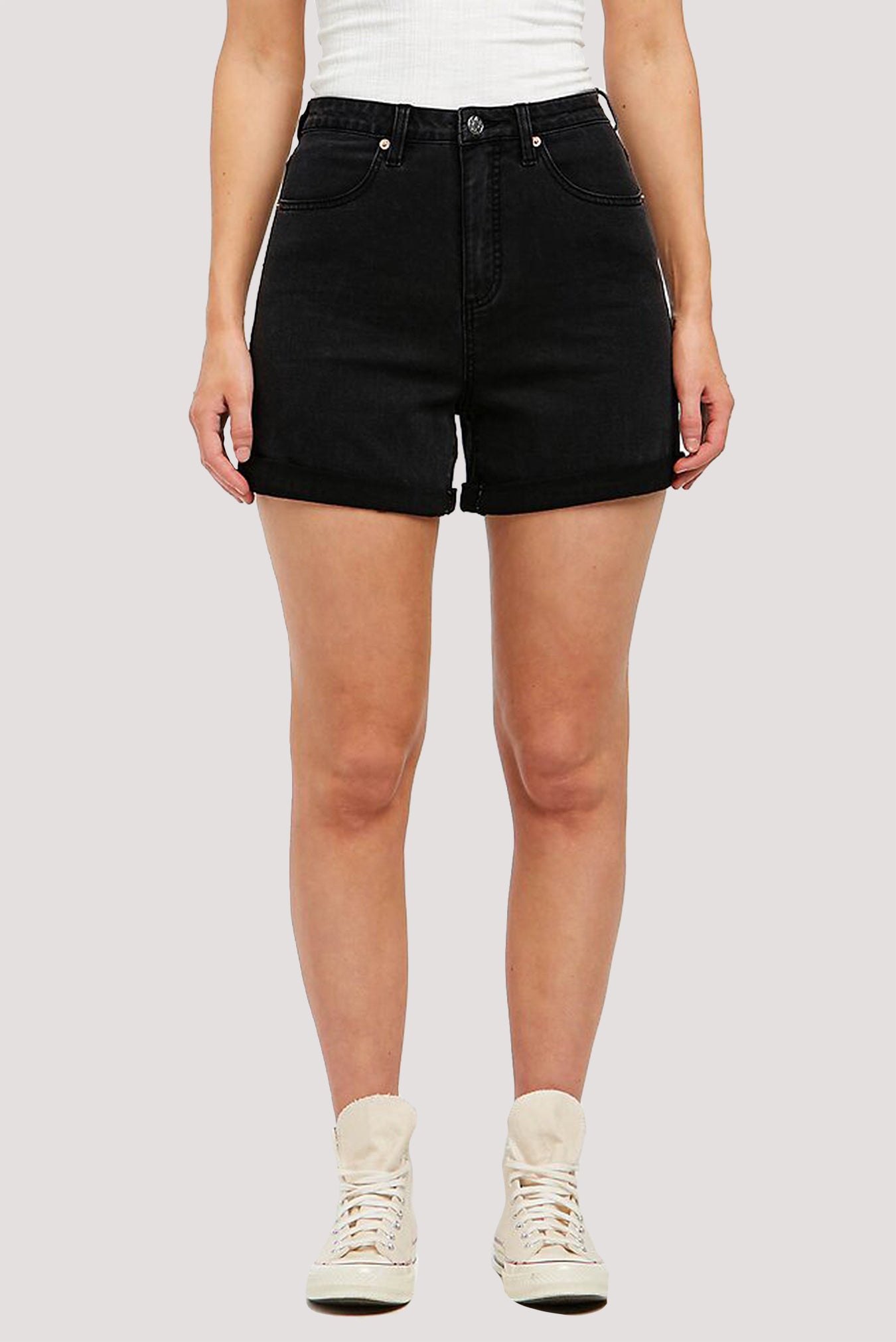 black ripped shorts nz