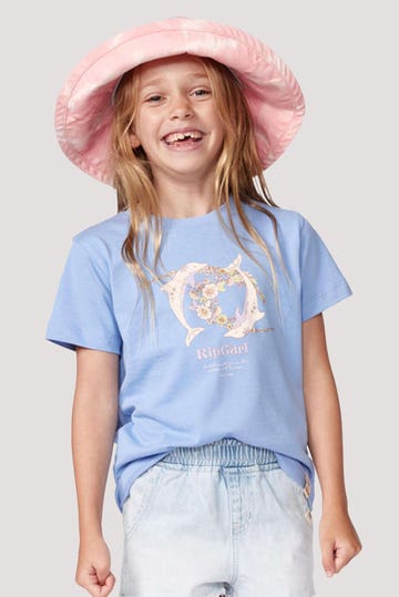 Girls Dolphin Tide T Shirt