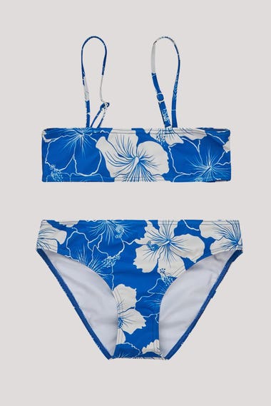 Youth Hippy Hibiscus Bikini Set