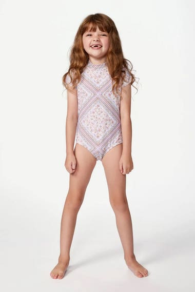 Girls Moonflower Surfsuit