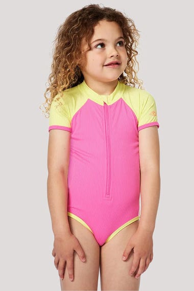 Girls Sun Dream Short Sleeve Surfsuit