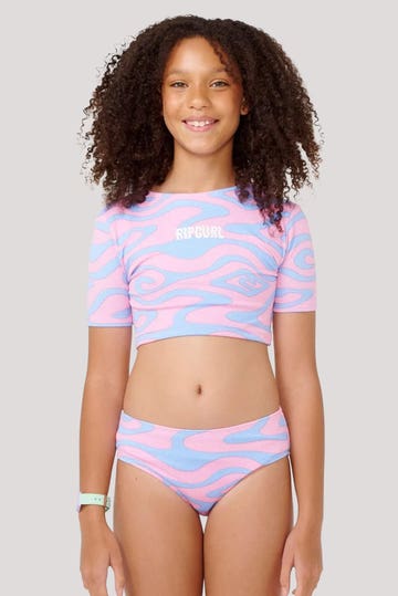 Youth Sun Sol Short Sleeve Bikini Set