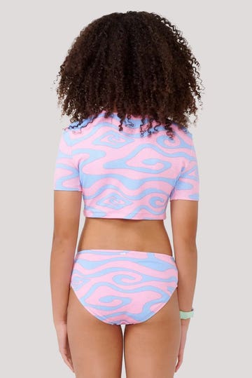 Youth Sun Sol Short Sleeve Bikini Set