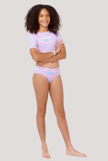 Youth Sun Sol Short Sleeve Bikini Set
