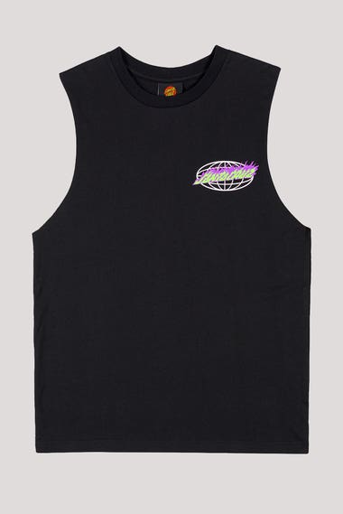 Youth Global Flame Dot Muscle Tank Top
