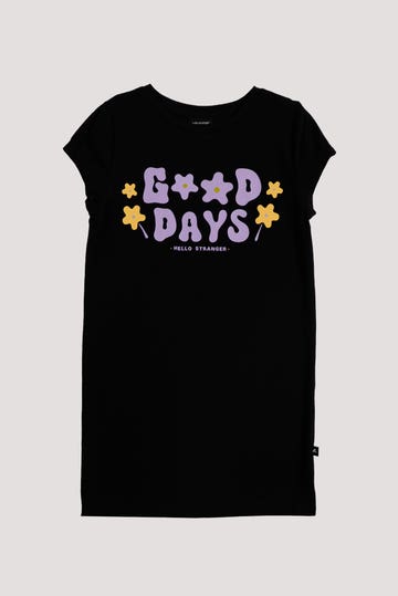Girls Good Days T Shirt Dress