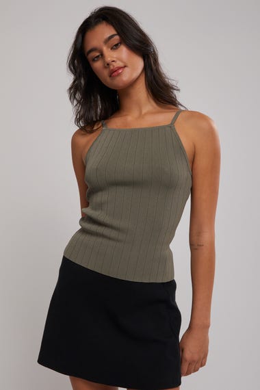 Hallie Knit Singlet Top
