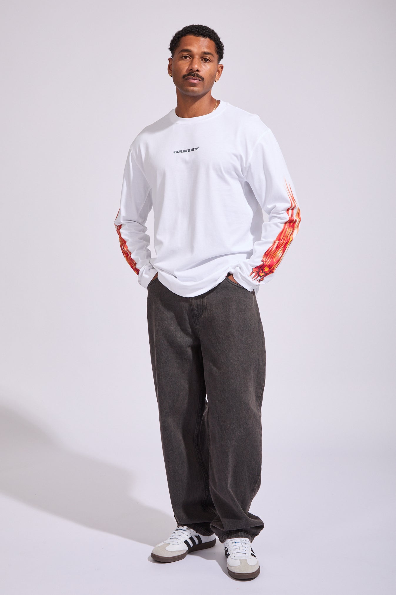 Heritage Flame Long Sleeve T Shirt | North Beach