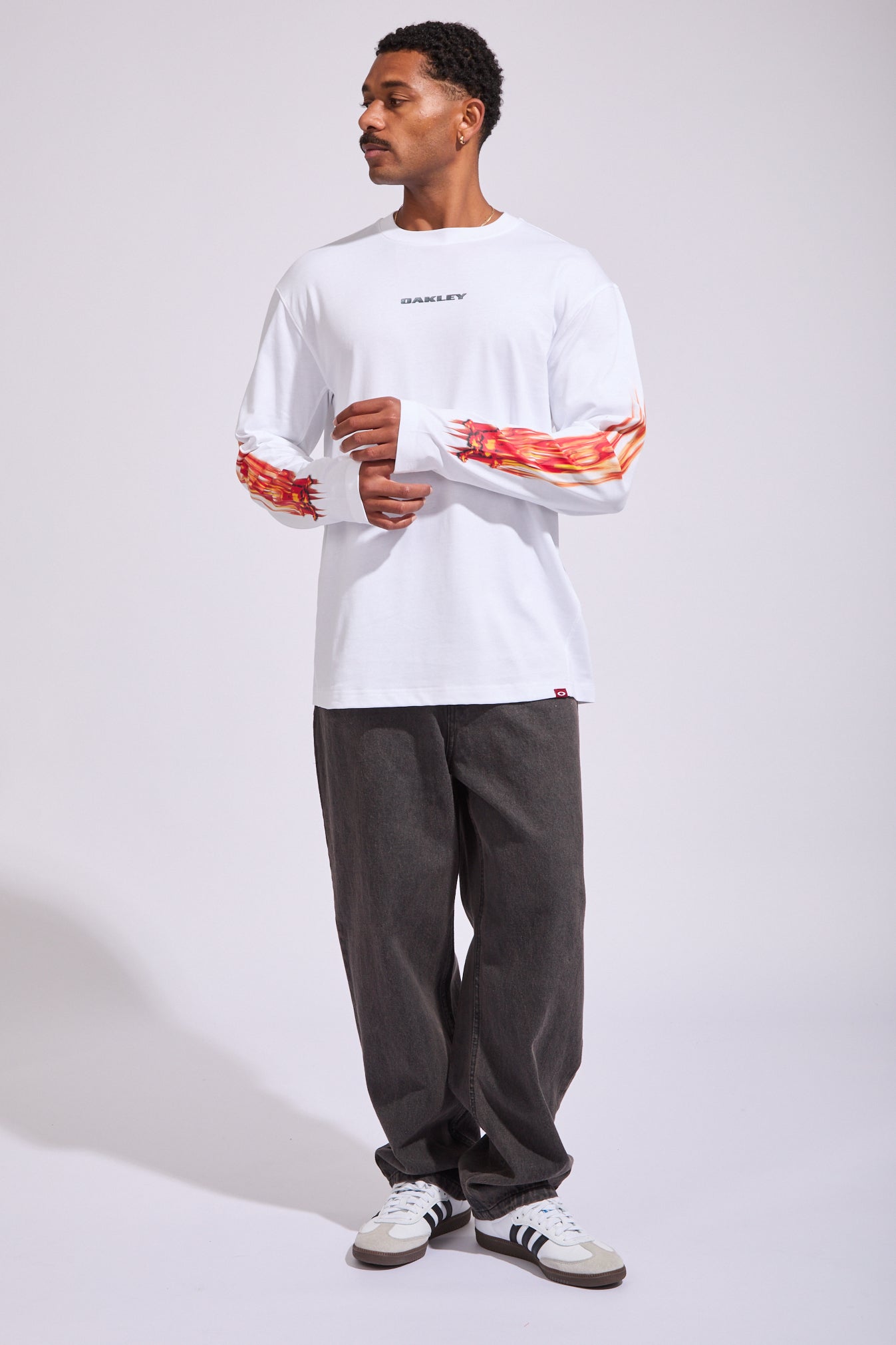 Heritage Flame Long Sleeve T Shirt | North Beach