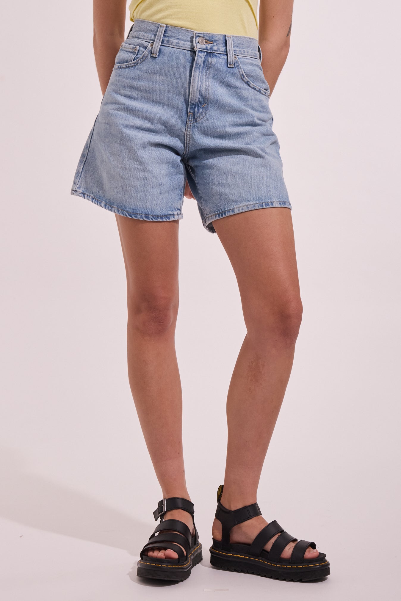 Baggy Shorts Levis Short Taille Haute Mom Jeans Levi Strauss Short - Main Image