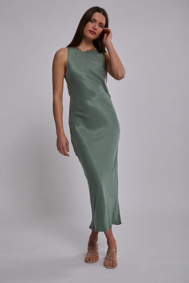 Indigo Slip Dress
