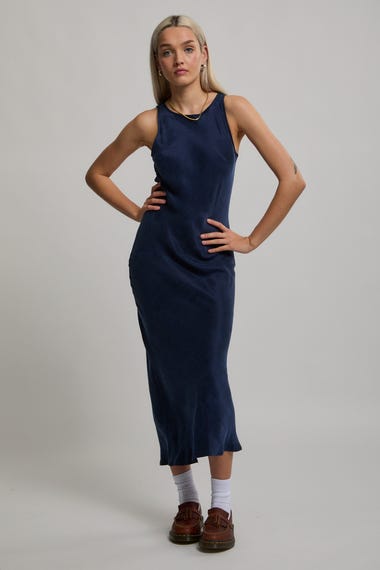Indigo Slip Dress