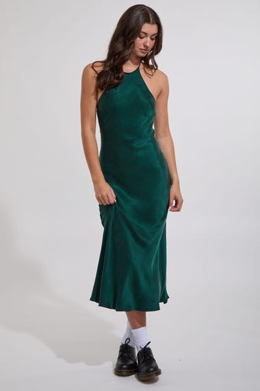 Jett Halter Bias Dress