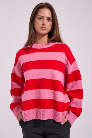 Kenzie Knit Crew Sweatshirt