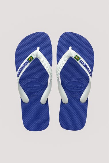 Kids Brazil Logo Jandals