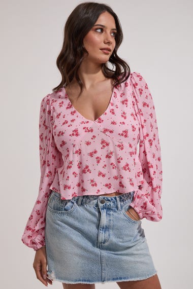 La Rosa Cleo Long Sleeve Top