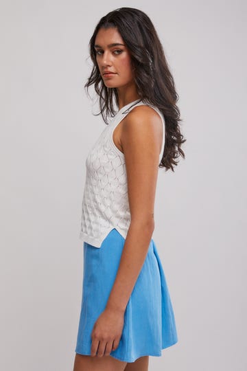 Leo One Shoulder Knit Top