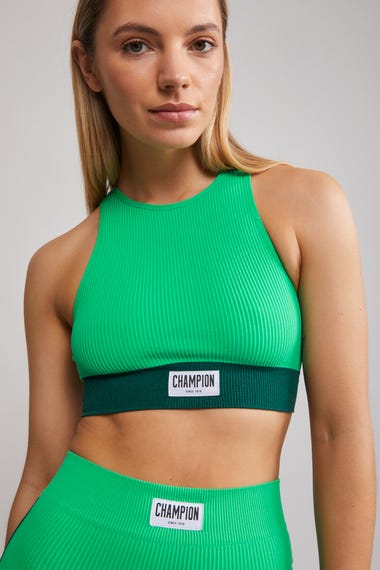 Life Seamless Rib Racer Crop Bra