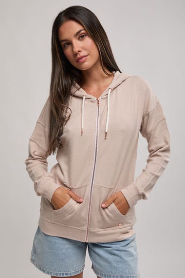 Lived In Fleece Zip Sweatshirt