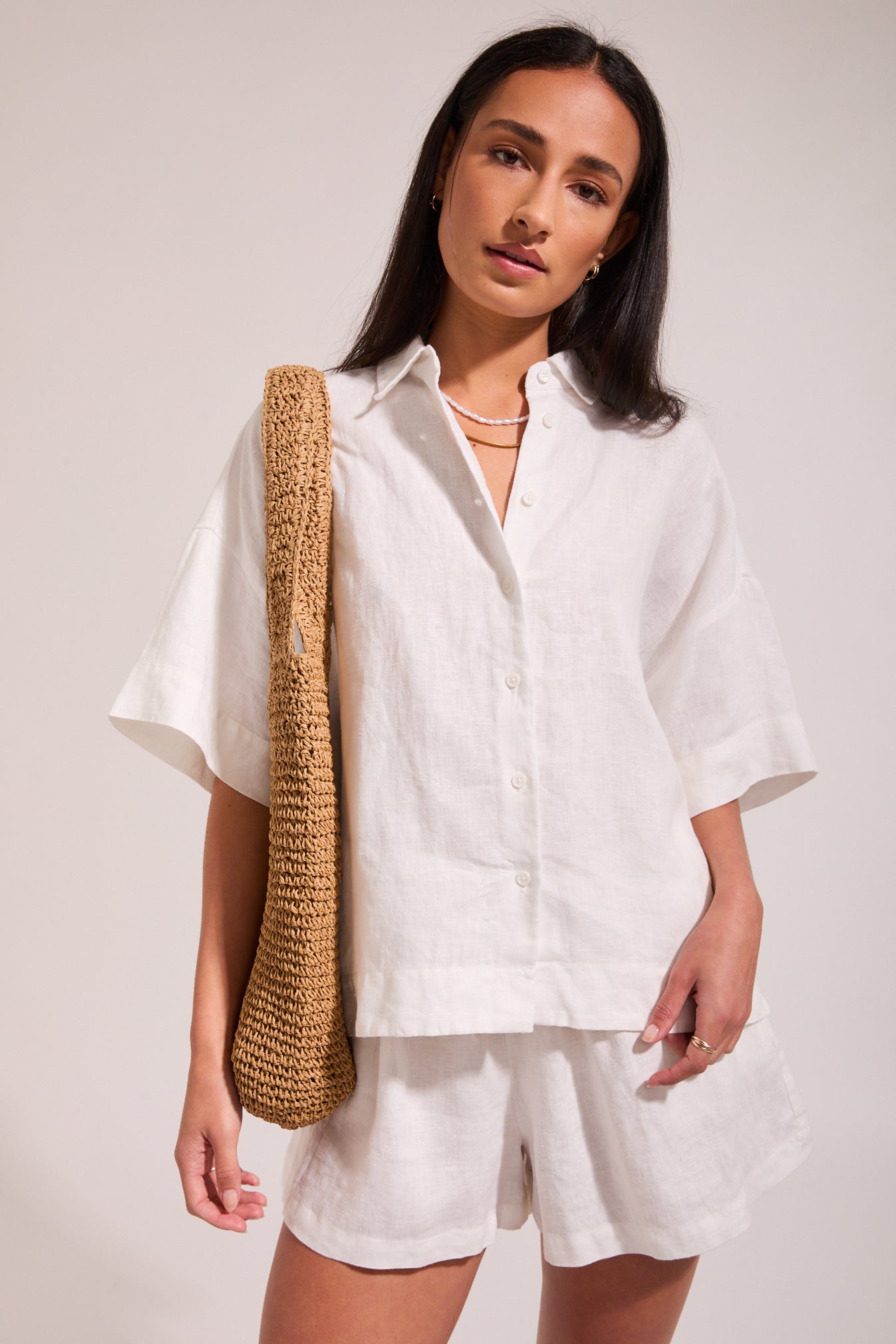Linen Short Sleeve Shirt | North Beach