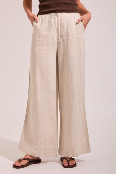 Linen Wide Leg Pants