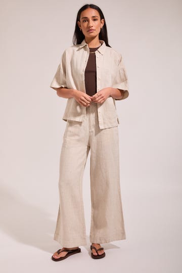 Linen Wide Leg Pants