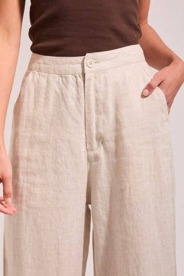 Linen Wide Leg Pants
