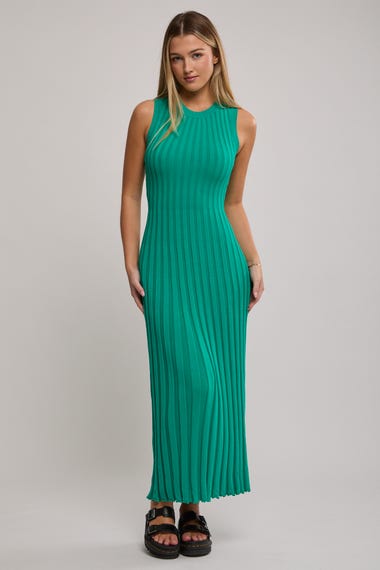 Lori Rib Knit Midi Dress