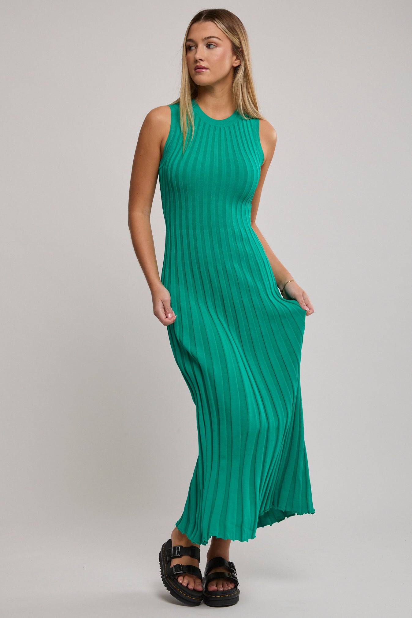 Lori Rib Knit Midi Dress | North Beach