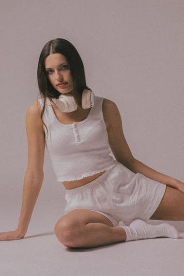 Lounge Pointelle Shorts