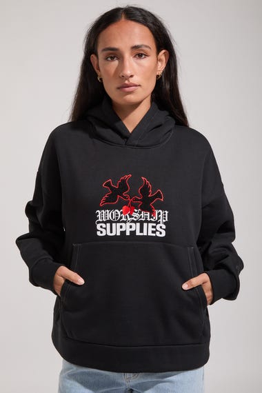 Love Birds Box Fit Hoodie