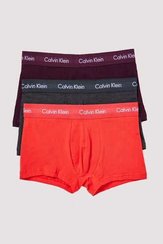 Cotton Stretch Low Rise Trunks 3 Pack