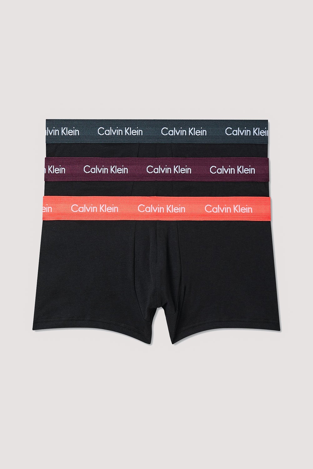 Cotton Stretch Low Rise Trunks 3 Pack | North Beach